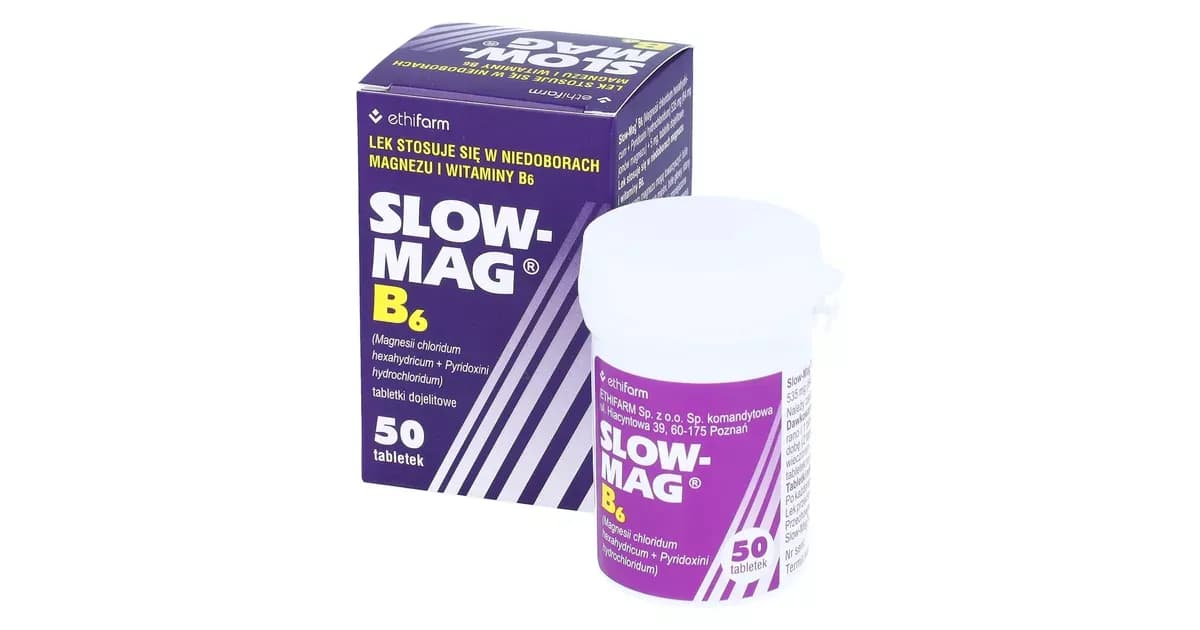 Slow Mag B6 - lek czy suplement? Sprawdź, co musisz wiedzieć Slow Mag B6 - lek czy suplement? Sprawdź, co musisz wiedzieć